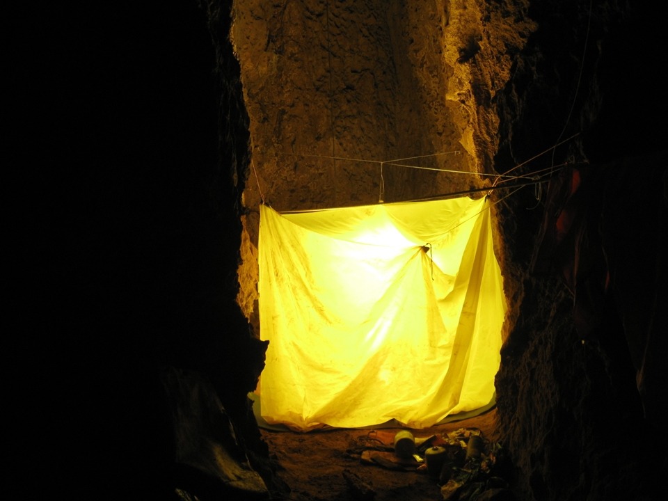 Underground camp at -350m (Martin Hoff)